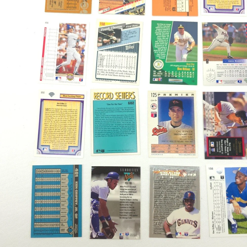 25 Card Baseball Star Lot Several Year Span All Pictured Sosa McGwire Gonzalez